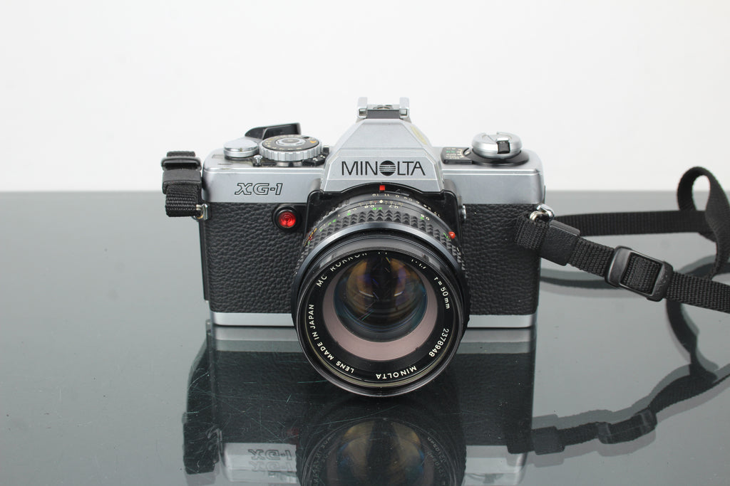 Minolta XG-1 + 50mm 1.7 Minolta MC Rokkor-PF lens