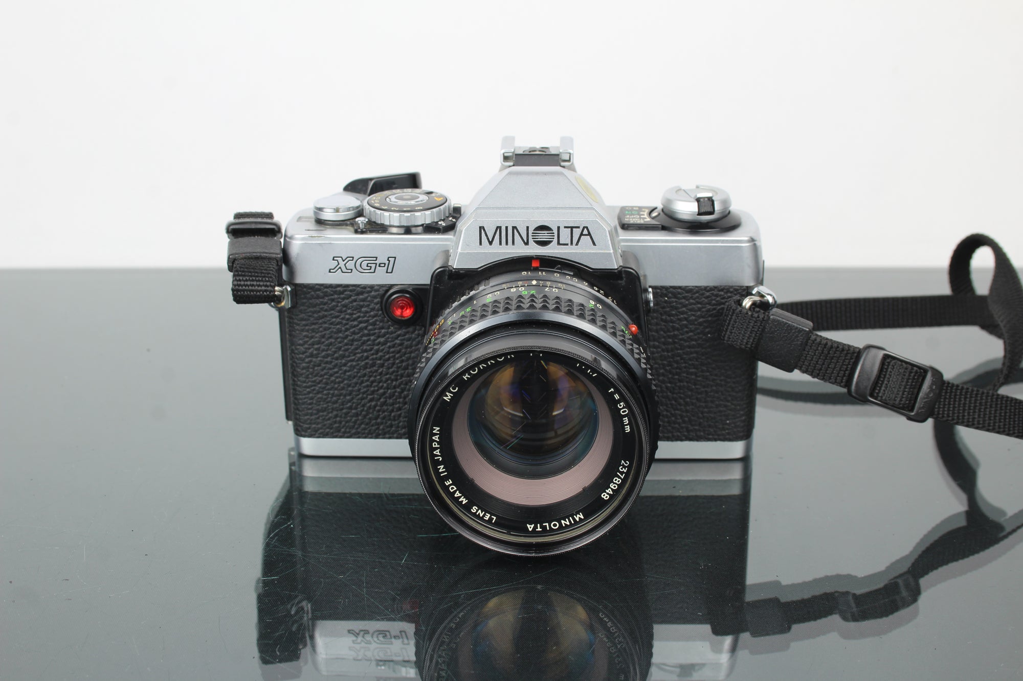 Minolta XG-1 + 50mm 1.7 Minolta MC Rokkor-PF lens