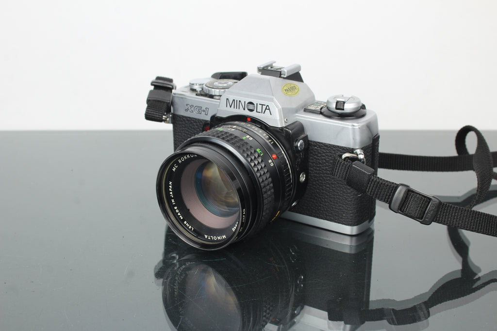Minolta XG-1 + 50mm 1.7 Minolta MC Rokkor-PF lens