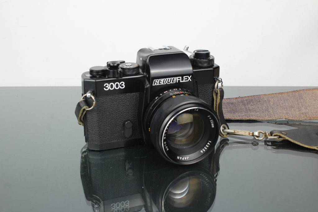 Revueflex 3003 + Revuenon 55mm 1.4 lens