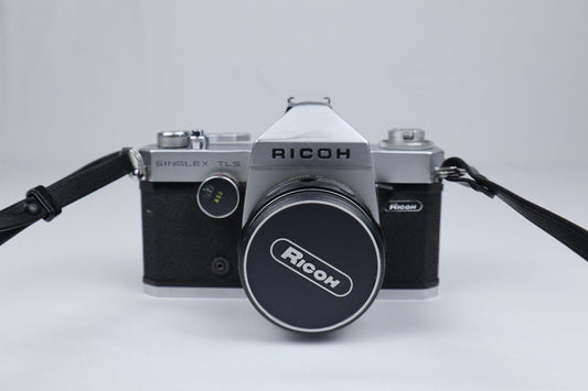 Ricoh SinglexTLS | 35 mm spiegelreflexfilmcamera | Rikenon 1:2,8 55 mm-lens