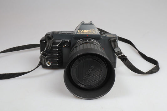 Canon T70 | 35mm SLR Film Camera | Sigma Zoom 28-70mm 1:3.5-4.5 Lens