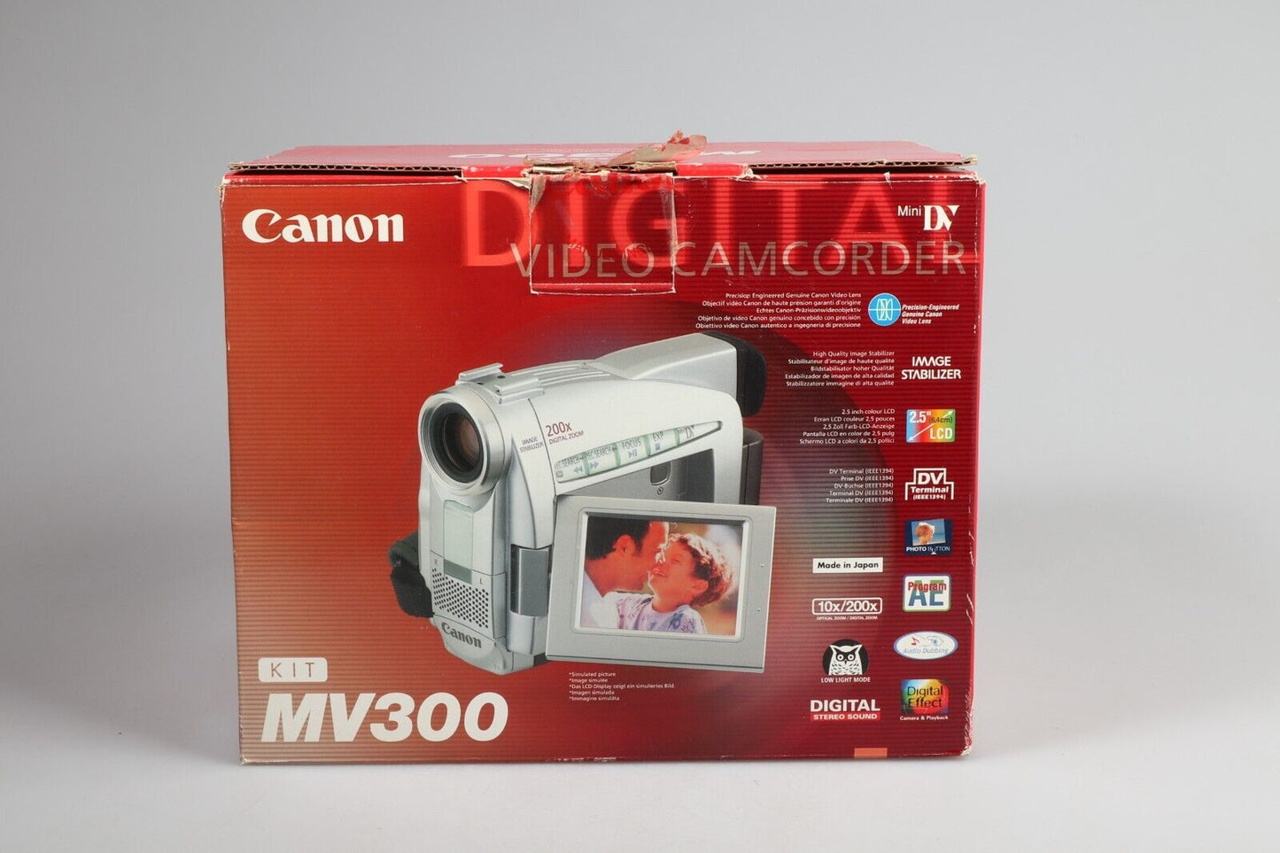 Canon MV300 | Digital Video Camcorder | Mini DV | Silver