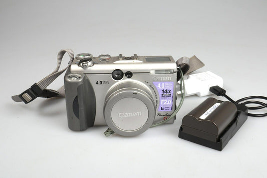 Canon PowerShot G3 | Digital Compact Camera | 4MP | Silver