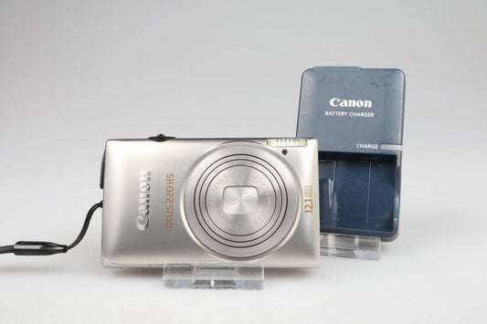 Canon IXUS 220 HS | Digital Compact Camera | 12.1MP | Silver