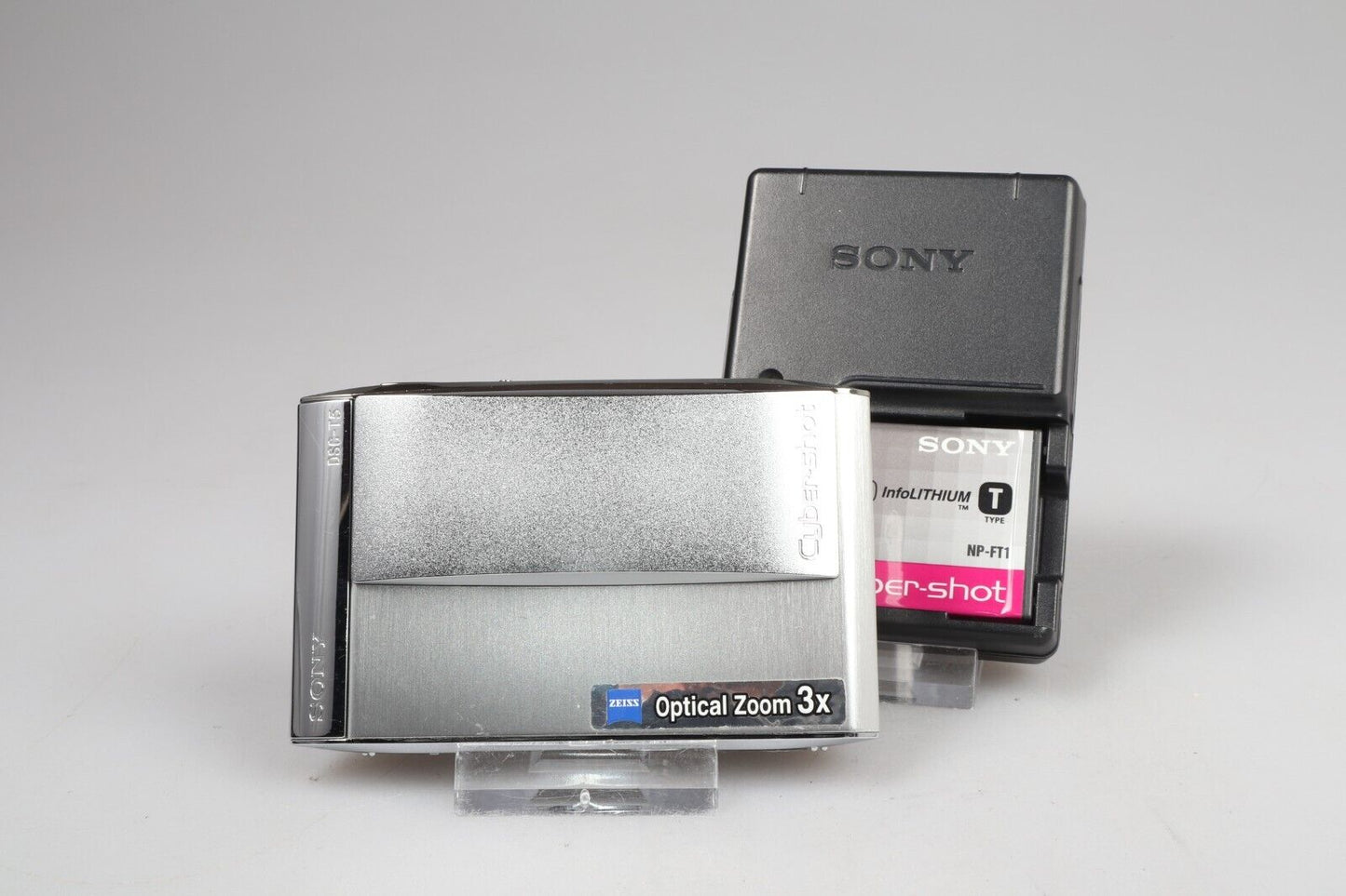 Sony Cybershot DSC-T5 | Cámara compacta digital | 5,1 megapíxeles | Plata