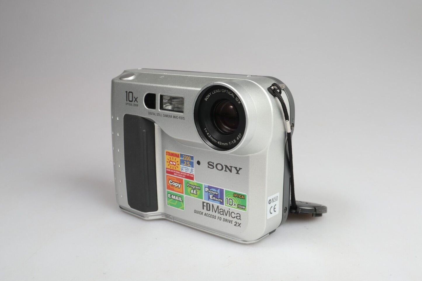 Sony MVC-FD75 FD Mavica | Cámara fotográfica digital | Plata