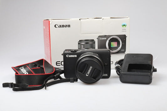 Canon EOS M10 | Digital Compact Camera | 18MP | Black