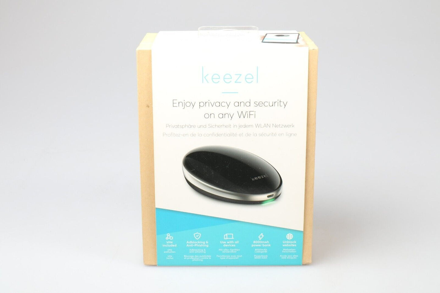 Keezel Wifi | Dati dell'unità VPN wireless