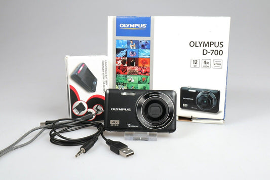 Olympus D-700 | Digital Compact Camera | 12MP | Black
