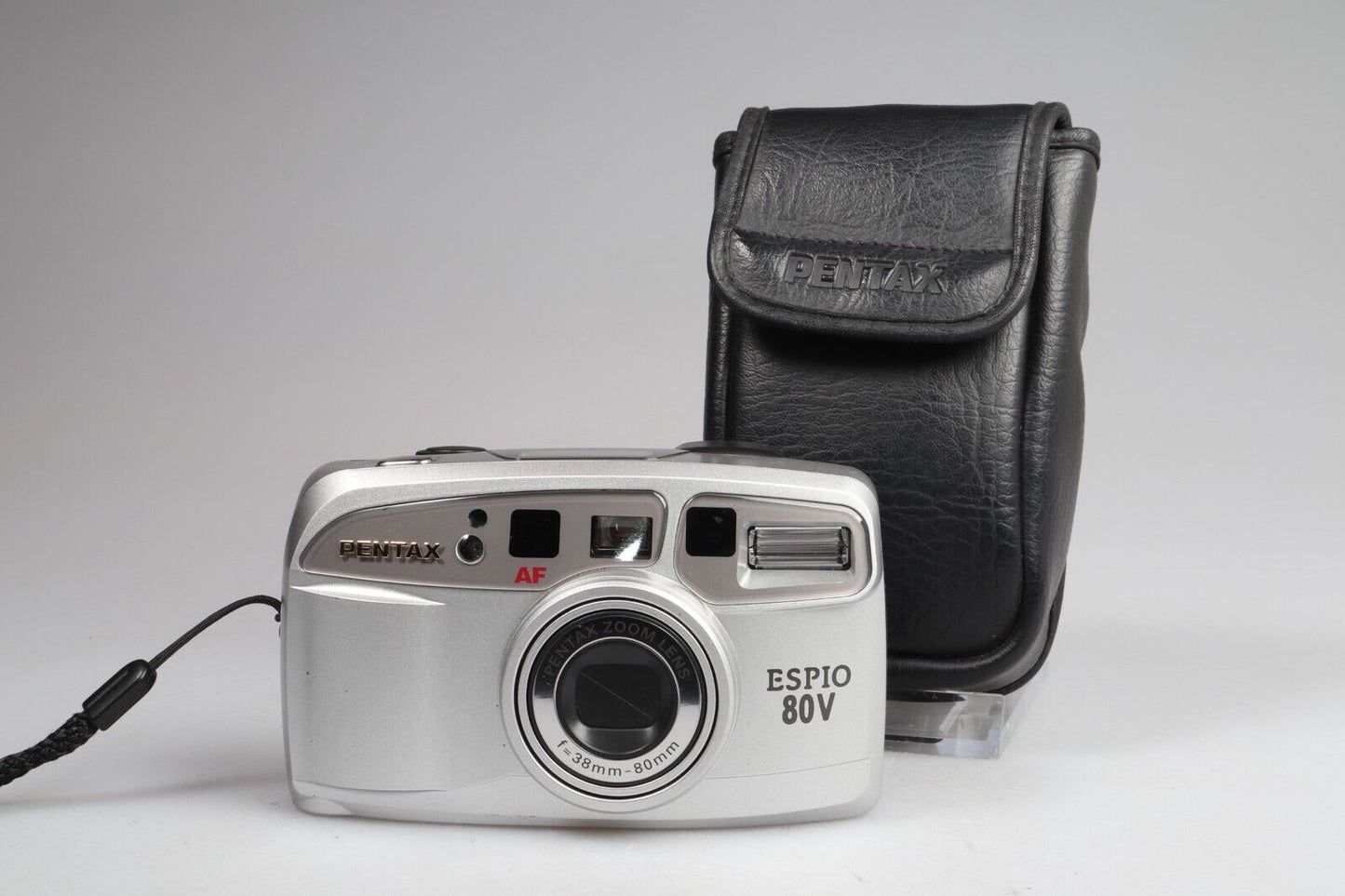 Pentax Espio 80V | Appareil photo argentique point & shoot 35 mm | Argent