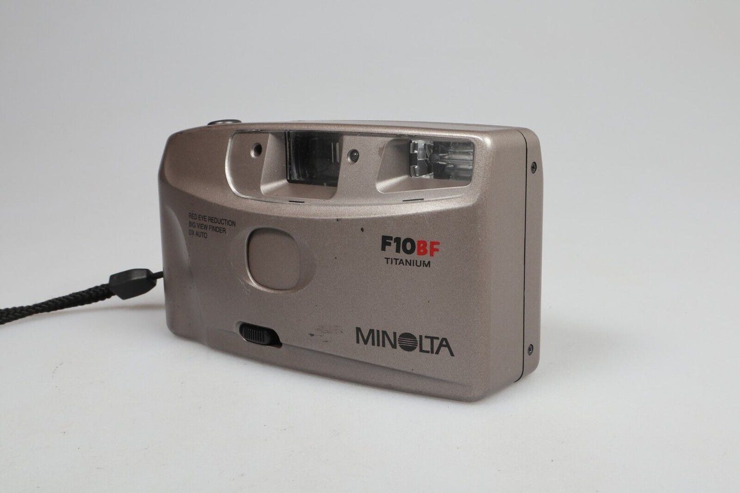 Minolta F10BF | Fotocamera punta e scatta da 35 mm | Argento