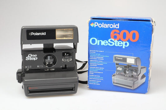 Polaroid 600 - One Step | Instant Film Camera Vintage | Black