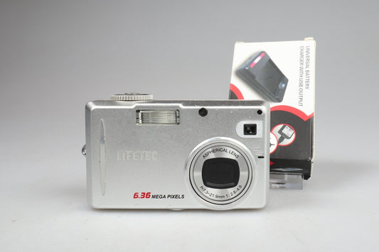 Medion LIFETEC LT41856| Fotocamera digitale compatta | 6,36MP | Argento