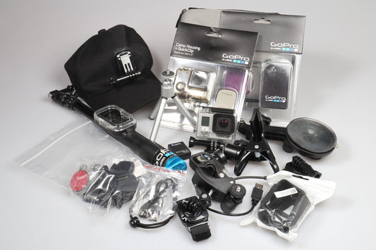 GoPro HERO 3 Bundle | Actionkamera | Silber