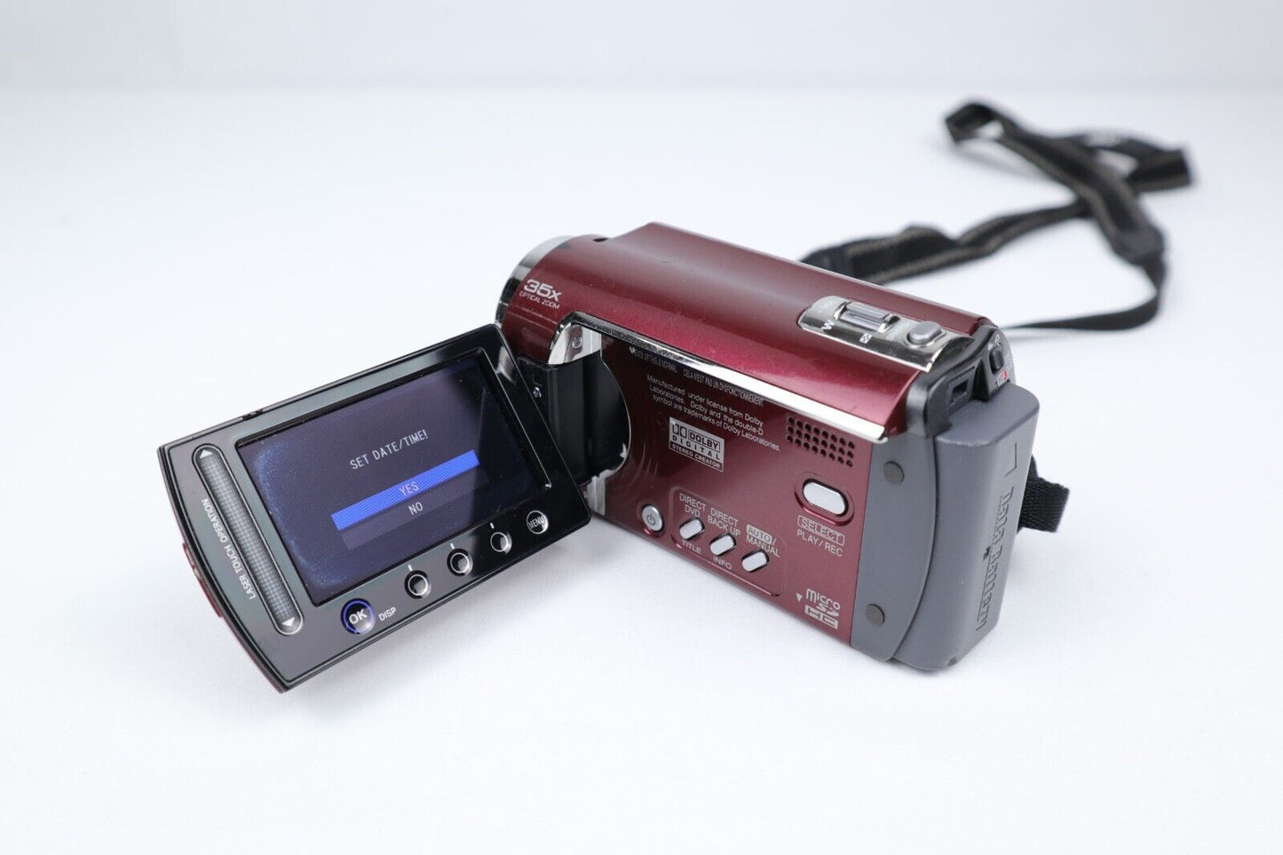 JVC Everio GZ-MG330RE | Digital Camcorder | 30GB | Red