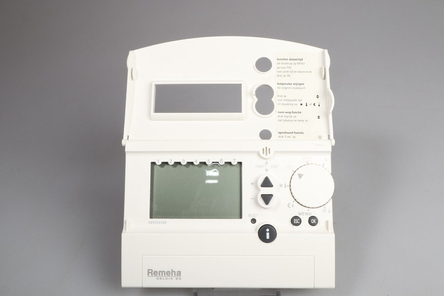 Remeha Celcia 20 | Clock Thermostat