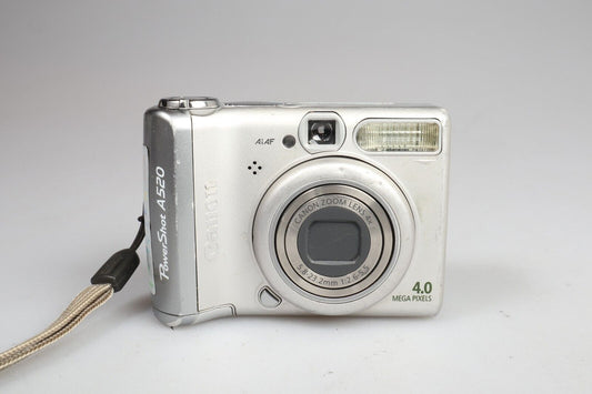 Canon PowerShot A520 | Digital Compact Camera | 4.0MP | Silver