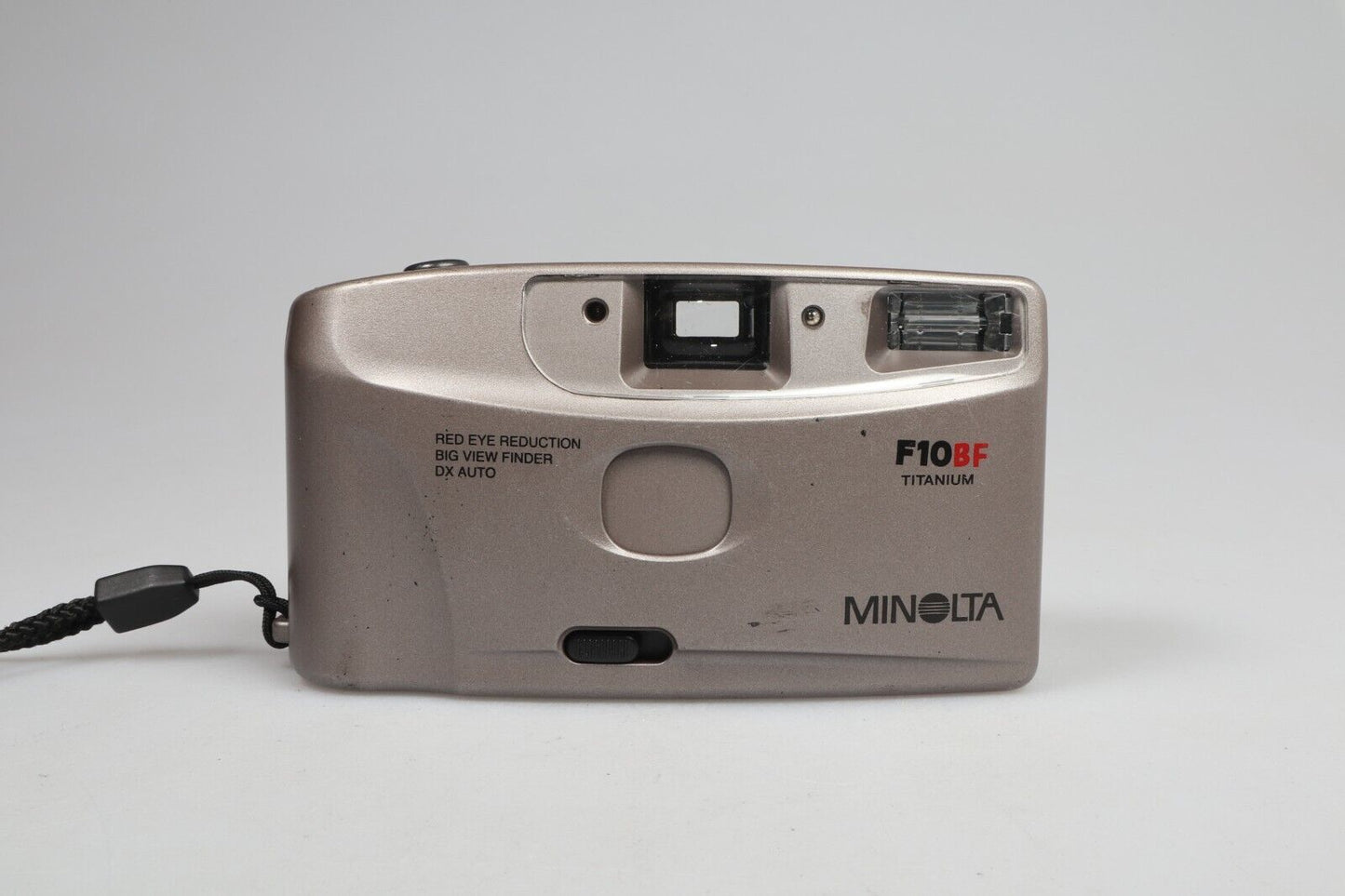 Minolta F10BF | Fotocamera punta e scatta da 35 mm | Argento