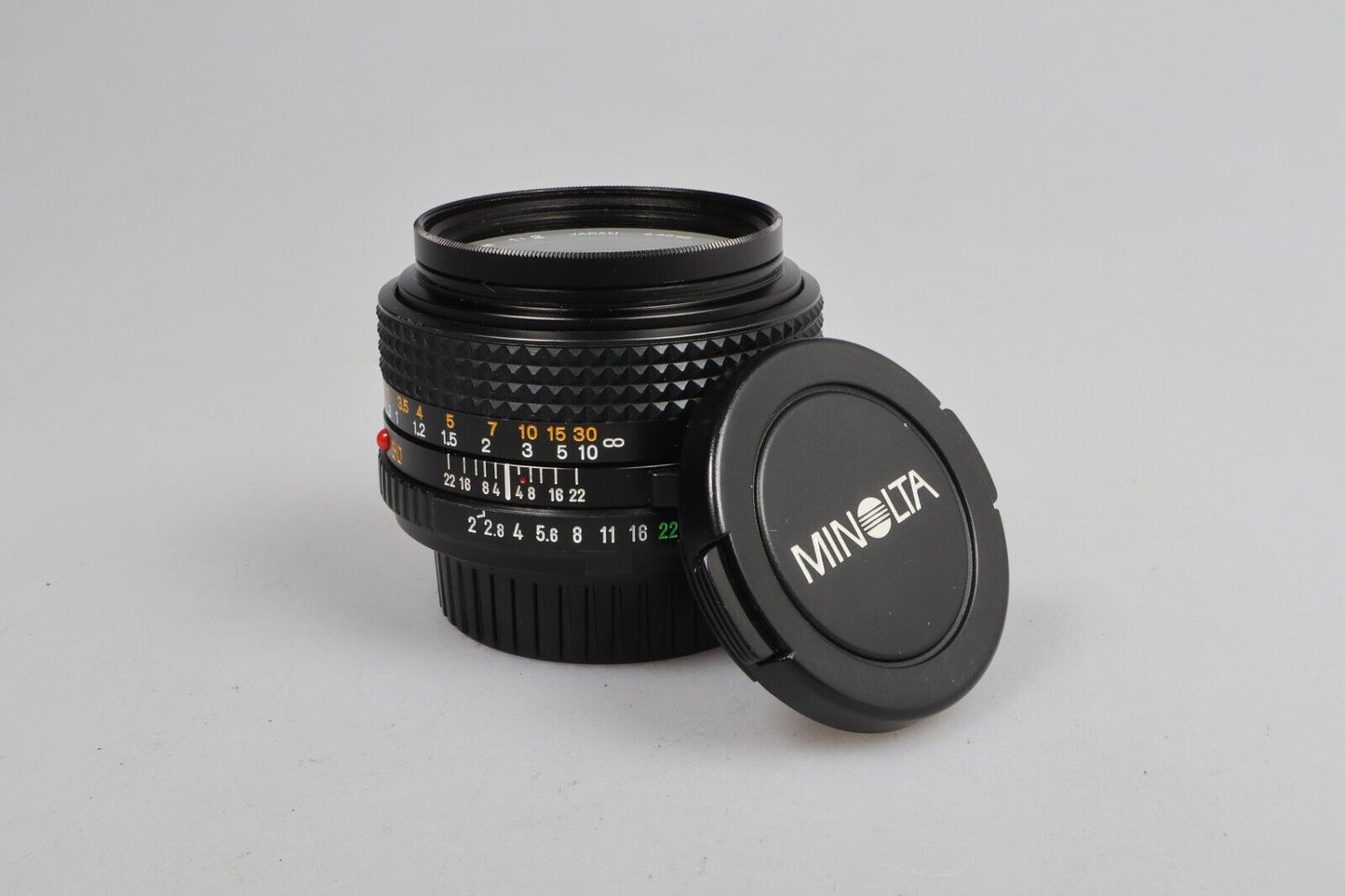 Minolta MD-lens | 50 mm 1:1,2 | Minolta MD-vatting