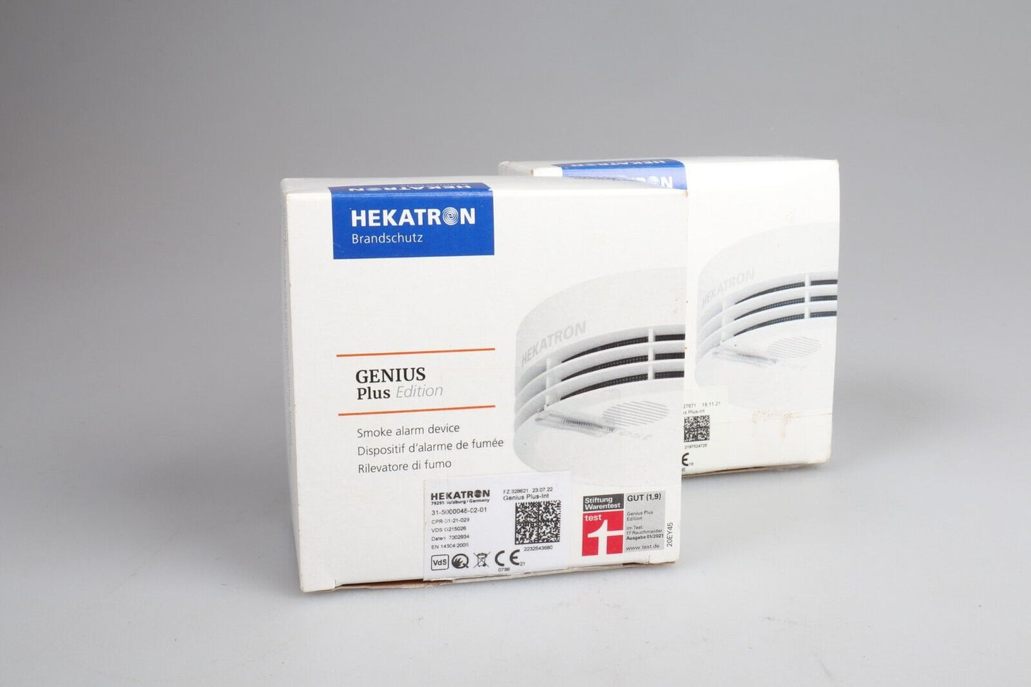 Hekatron Genius Plus | 2x Rookmelder