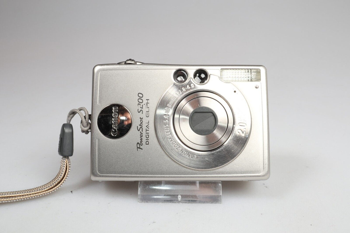 Canon PowerShot S200 | Digital Compact Camera | 2.0MP | Silver