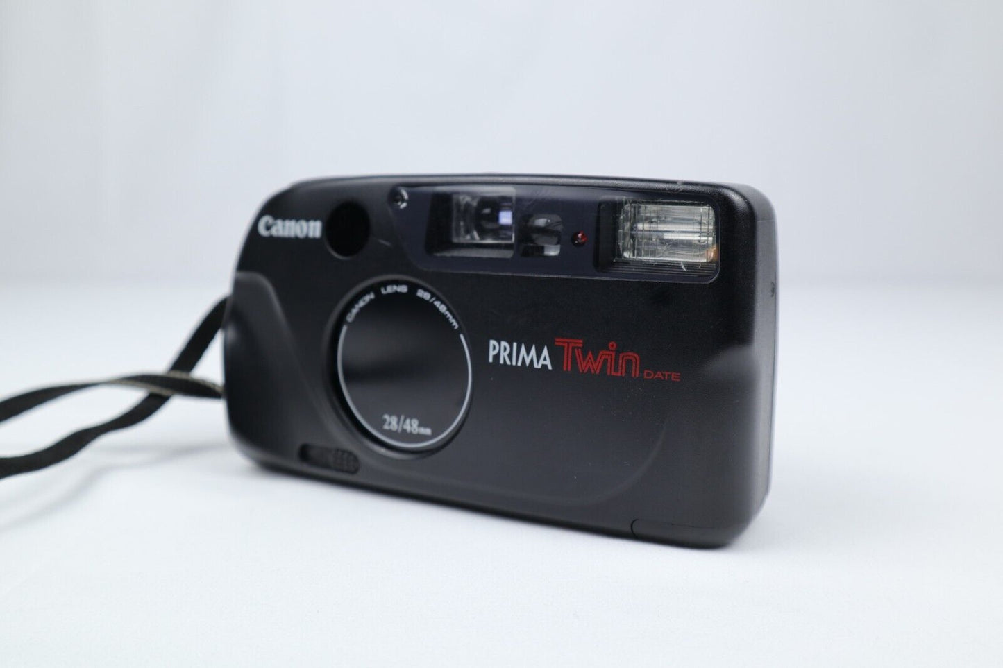 Canon Prima Twin Date | 35mm Point & Shoot Film Camera | Black