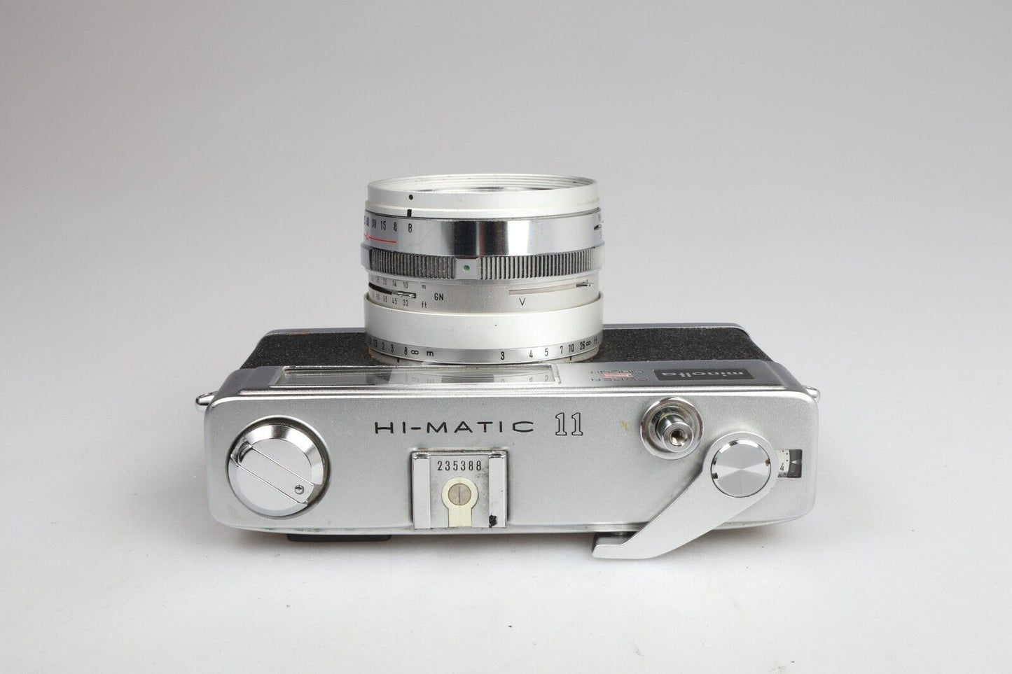 Minolta Hi-Matic 11 | 35mm Point &amp; Shoot Filmcamera | Zilver/Zwart 