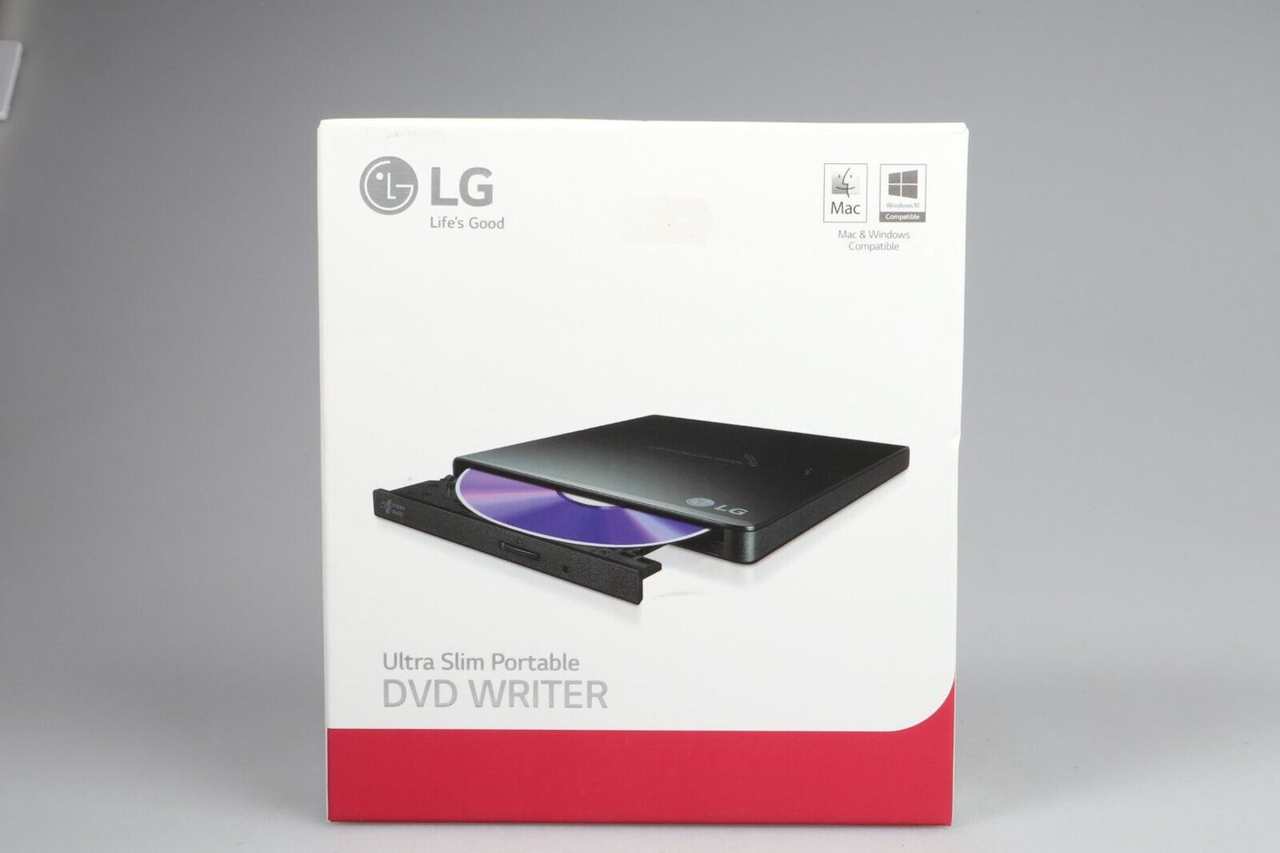 LG GP57EB40 | Schlanker tragbarer DVD-Brenner | Schwarz