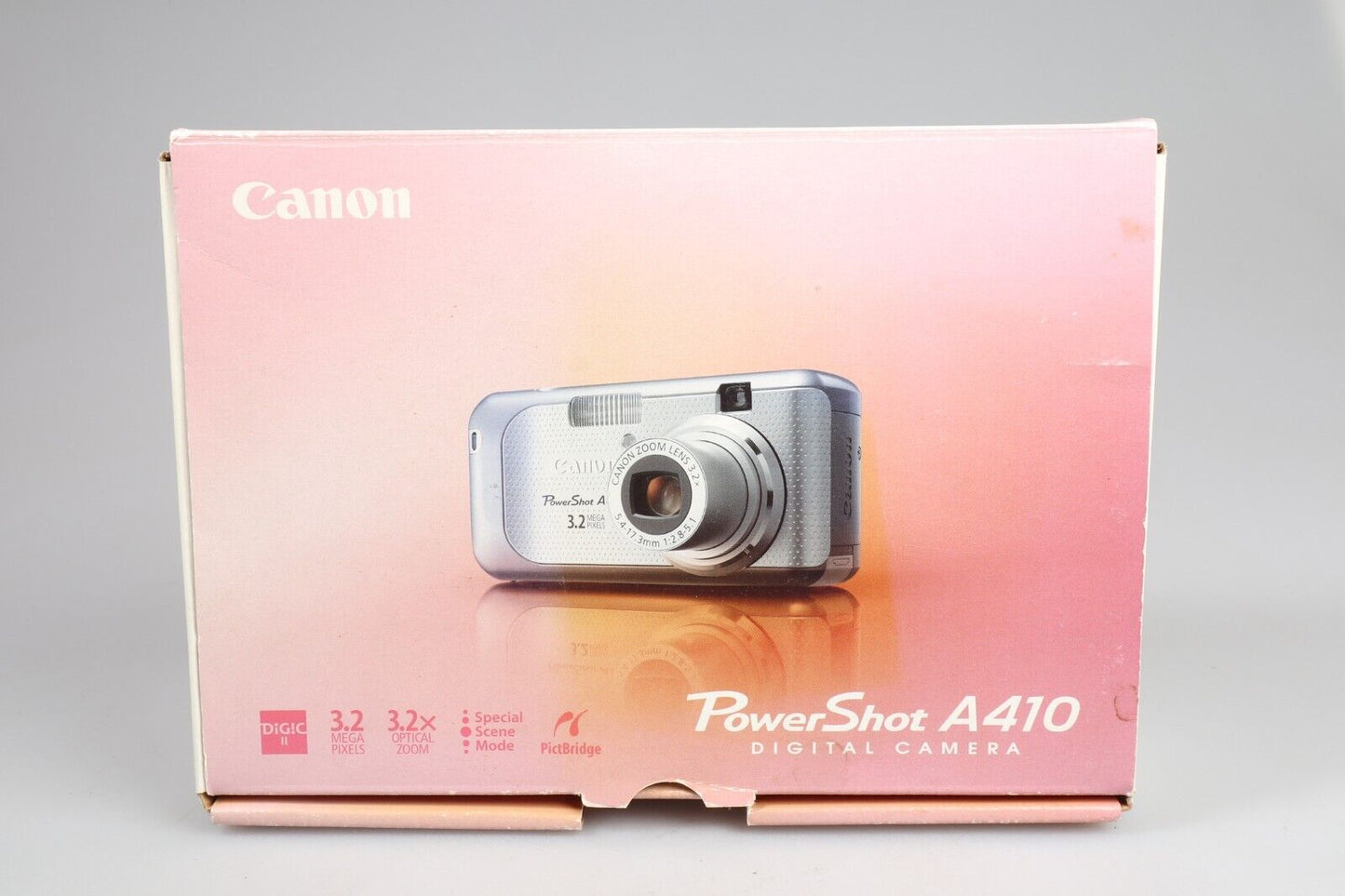 Canon PowerShot A410 | Digital Compact Camera | 3.2MP | Silver