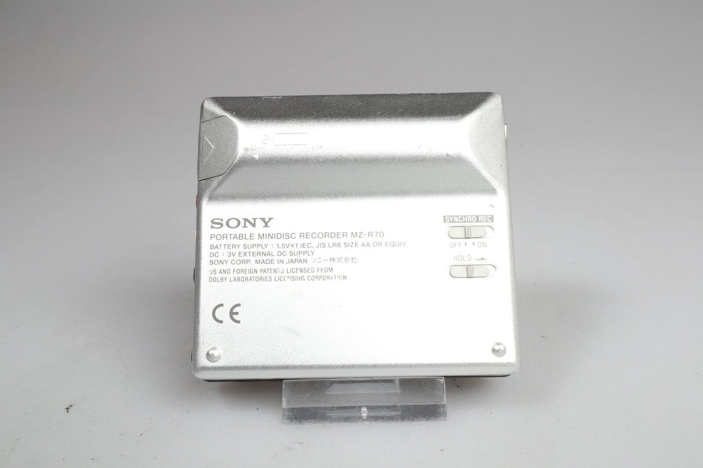 Sony Walkman MZ-R70 | Digitale recorder/speler | Zilver