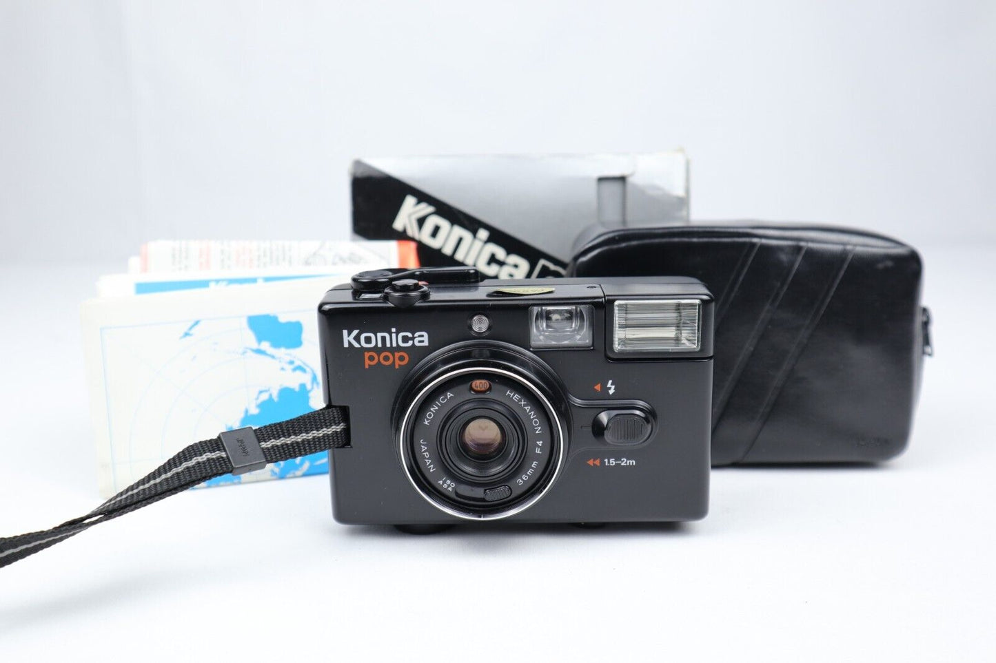 Konica Pop | 35mm Point & Shoot Film Camera | Black