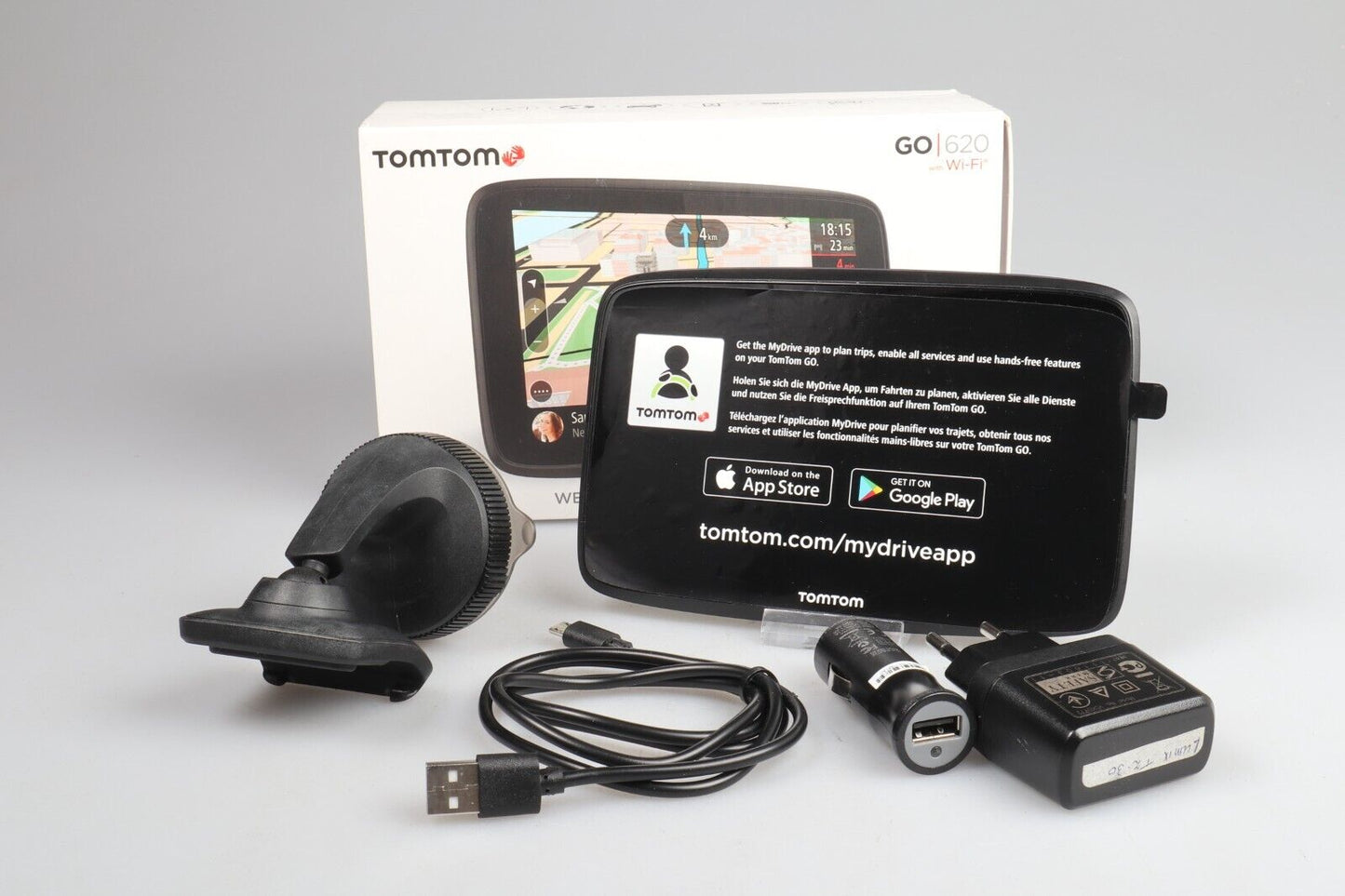 TomTom GO 620 Wi-Fi | Navigation par satellite | Noir 6"