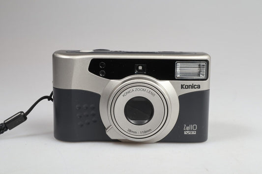 Konica Z Up 110 VP | 35-mm-Point-and-Shoot-Filmkamera | Silber/Schwarz