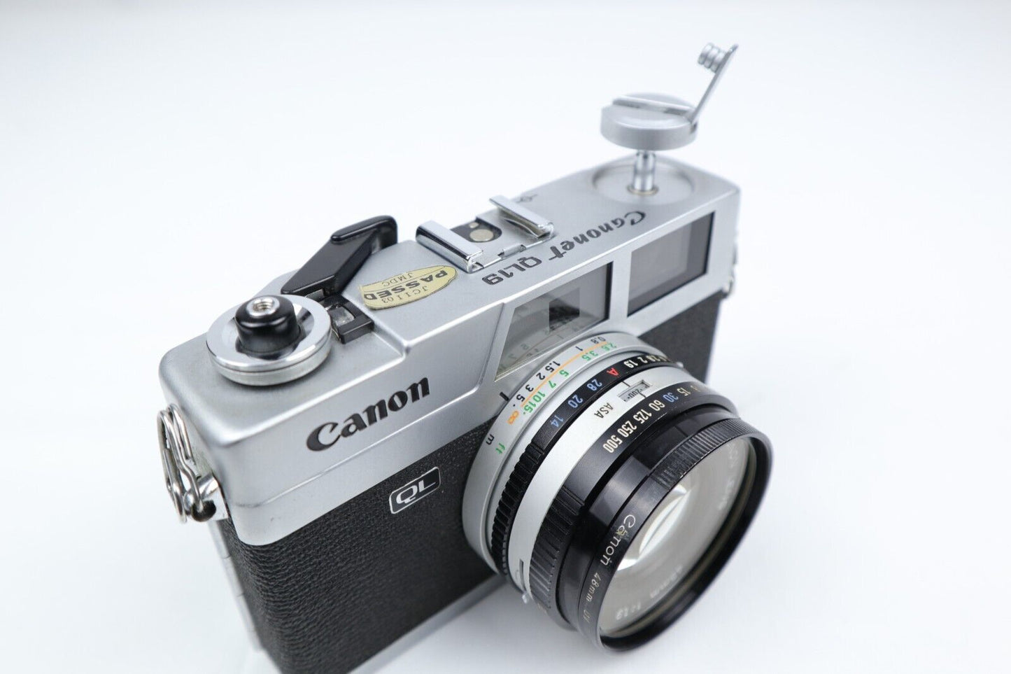 Canon Canonet QL19 | Fotocamera 35mm <tc>Point & Shoot</tc> | Argento/Nero