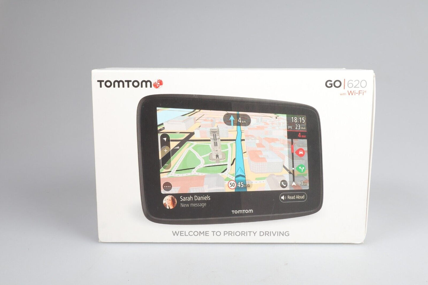 TomTom GO 620 Wi-Fi | Navigation par satellite | Noir 6"