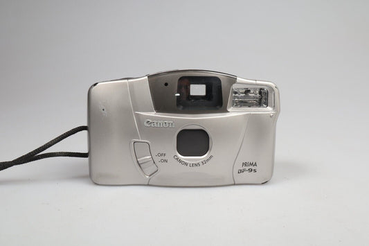 Canon Prima BF-9s | 35mm Point & Shoot Film Camera | Silver