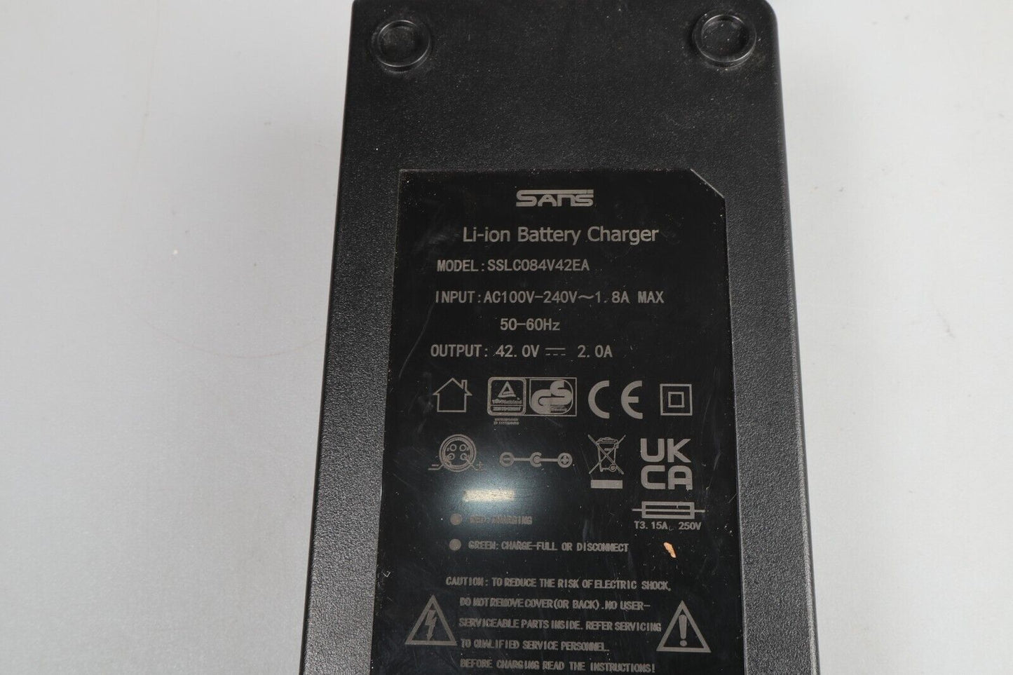 Sans SSLC084V42EA | Chargeur de batterie pour vélo électrique | Prise UE