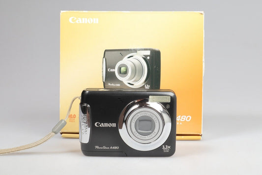Canon PowerShot A480 | Digital Compact Camera | 10.0MP | Black