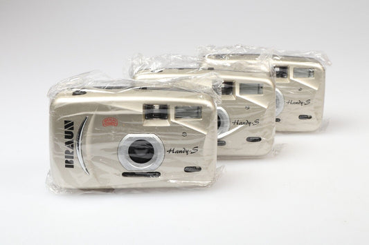 Braun Handy S | 35mm Point & Shoot Film Camera | Silver 3x