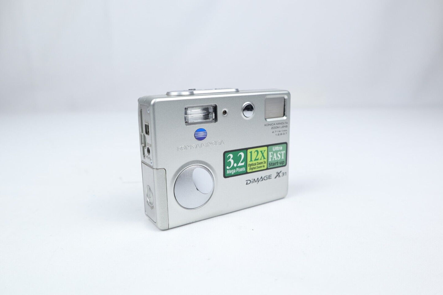 Minolta Dimage X31 | Digitale compactcamera | 3,2 MP | Zilver