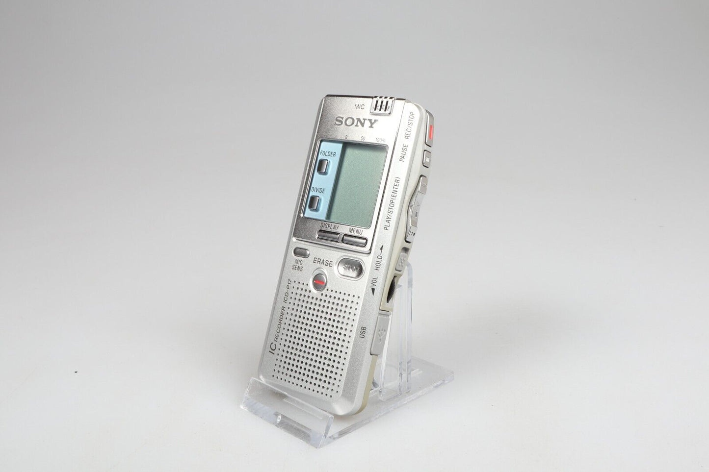 Sony CD-P17 | IC Digital Voice Recorder | Silver