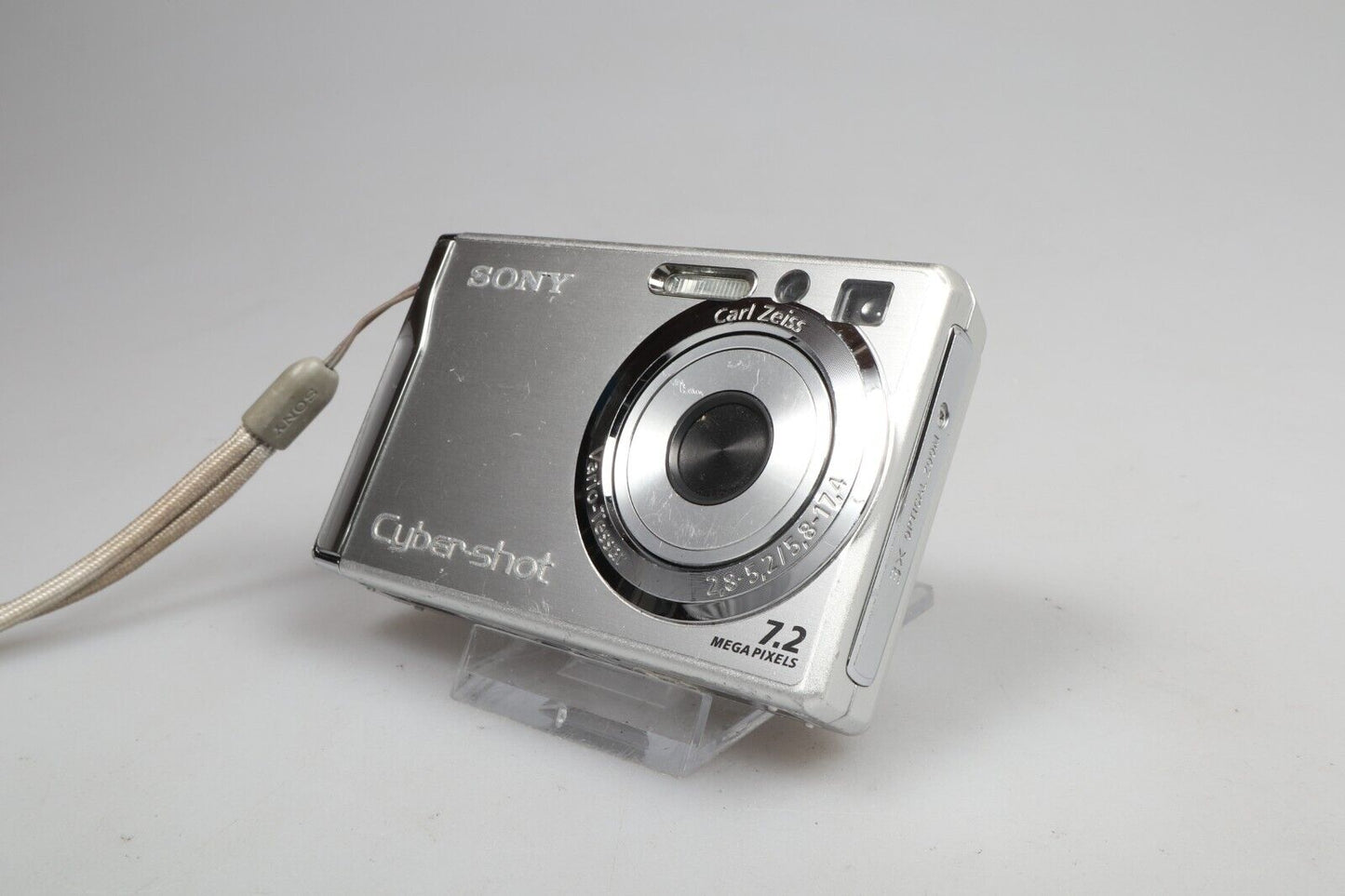 Sony Cybershot DSC-W80 | Digital Compact Camera | 7.2 MP | Silver