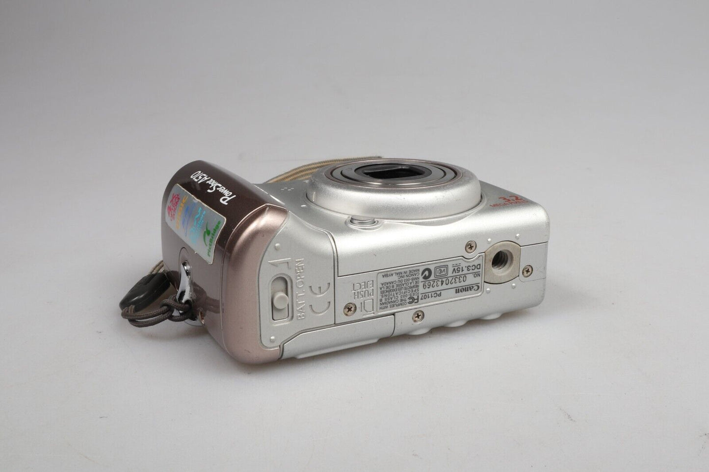 Canon PowerShot A510 | Digital Camera | 3.2MP | Silver