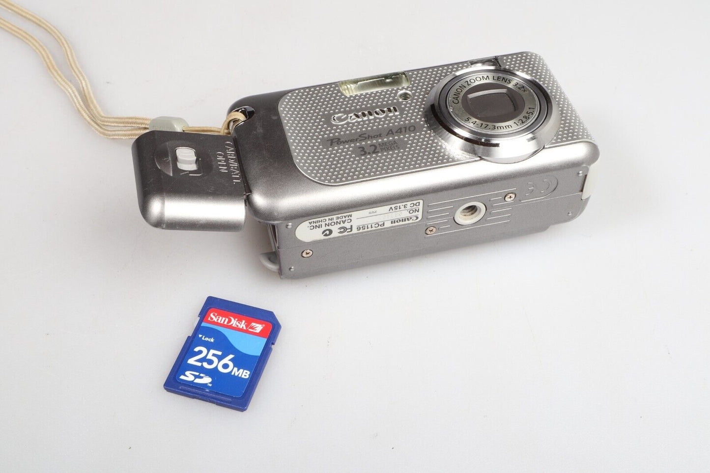 Canon PowerShot A410 | Digital Compact Camera | 3.2MP | Silver