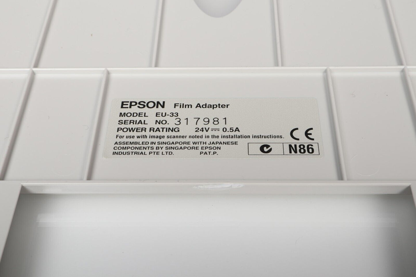 Epson Film Adapter | Model EU-33 | Photo Negatives Scanner