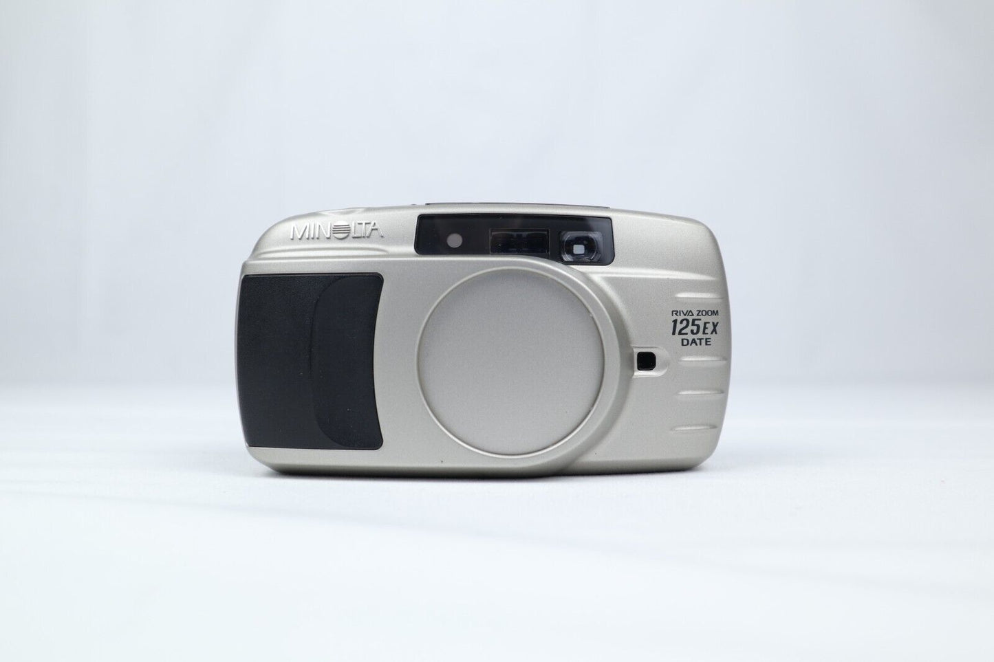 Minolta Riva Zoom 125 EX Date | 35mm Point & Shoot Film Camera | Silver