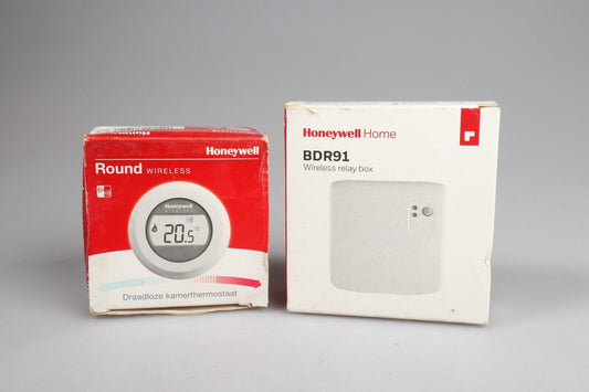 Honeywell Round Thermostat | with BDR91 Relay Box