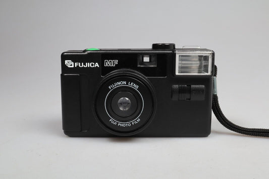 Fujica MF | 35mm Point & Shoot Film Camera | Black