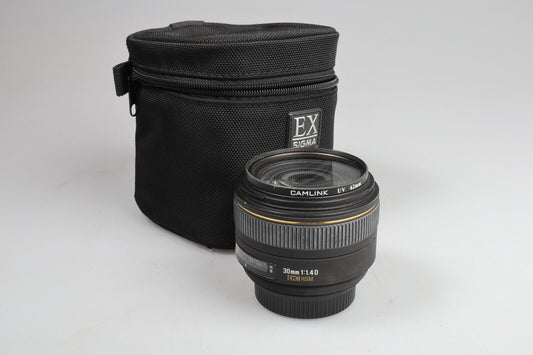 Objectif Sigma EX Prime | 30 mm 1:1,4 | Monture AF Nikon